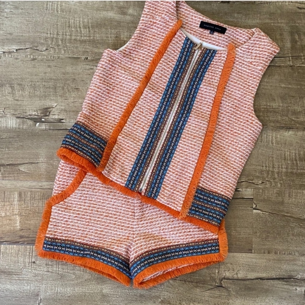 Tribal top and short set!